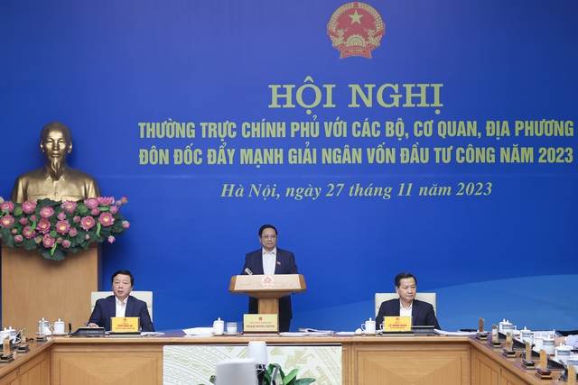 Thủ tướng Phạm Minh Chính: Quyết tâm giải ngân vốn đầu tư công ít nhất 95% kế hoạch được giao -0