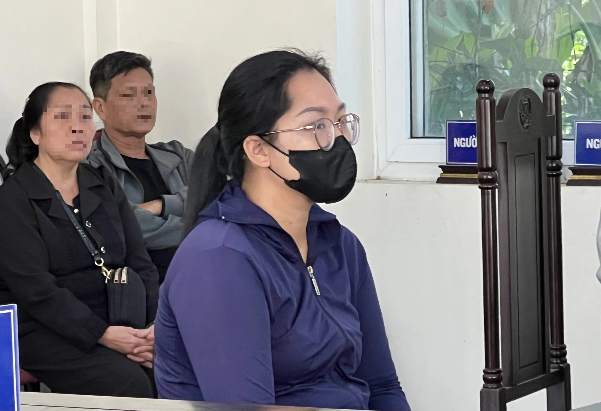 Bị cáo Chu Uyển Vân tại tòa - Ảnh: DANH TRỌNG